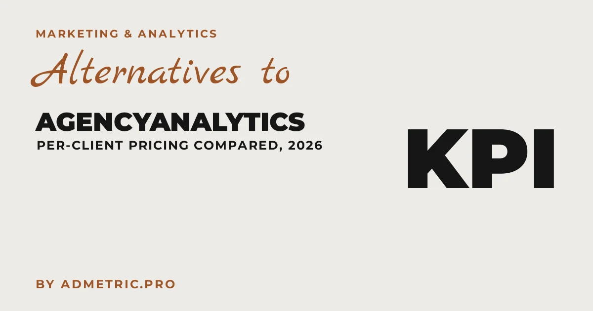 Alternativas ao AgencyAnalytics para Agências em 2026