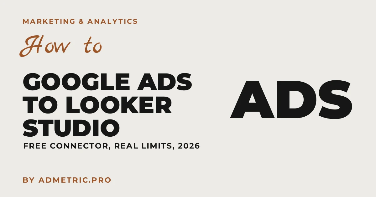 Como Conectar o Google Ads ao Looker Studio (Guia 2026)